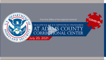 Violations of Ice Detention Standards at Adams County Correctional Center Title Slide